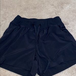 black hiking shorts